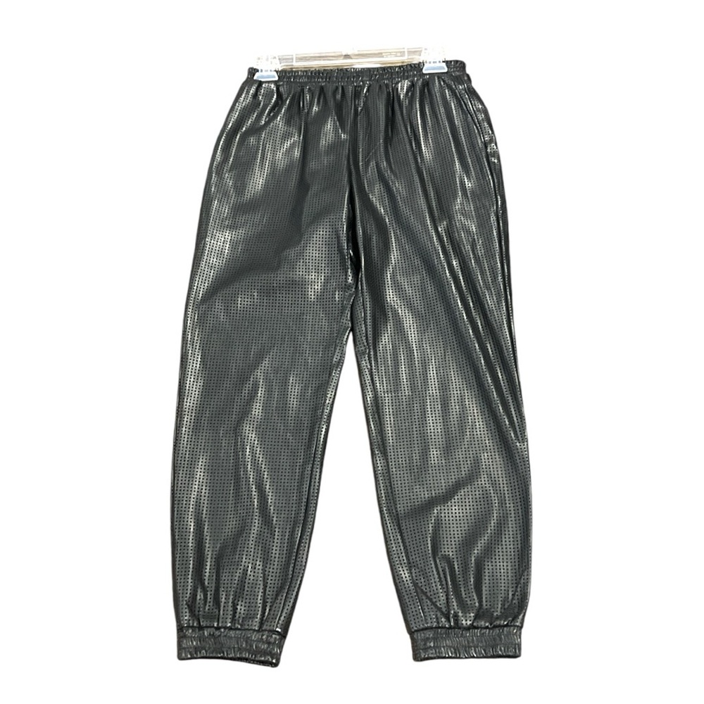 Style Stalker Faux Leather Joggers with side pockets Size S. New